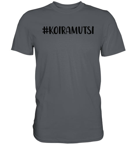 #Koiramutsi t-paita unisex musta teksti - FourFan