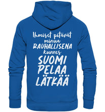 Load image into Gallery viewer, Kunnes Suomi pelaa lätkää EKo huppari unisex - FourFan
