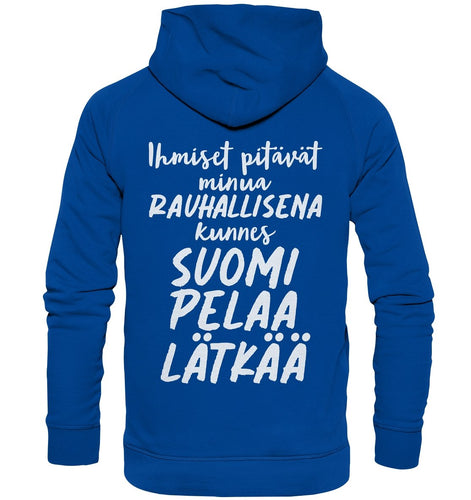 Kunnes Suomi pelaa lätkää huppari unisex - FourFan