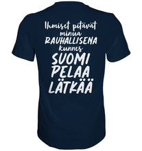 Lataa kuva Galleria-katseluun, Kunnes Suomi pelaa lätkää t-paita unisex - FourFan
