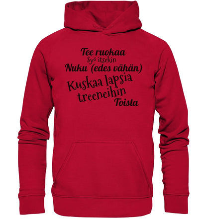 Kuskaa lapsia treeneihin huppari unisex - FourFan