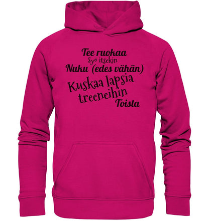 Kuskaa lapsia treeneihin huppari unisex - FourFan