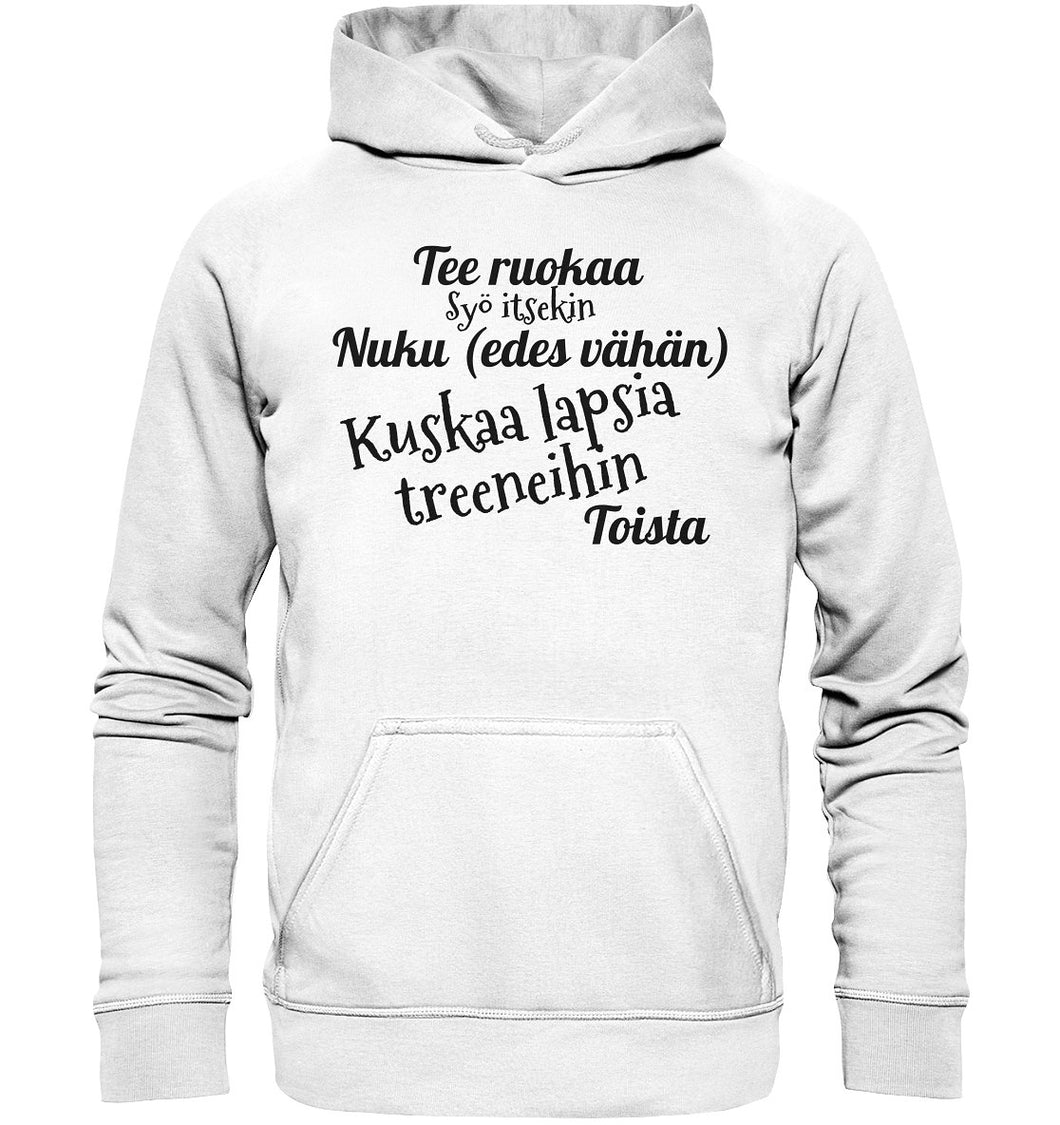 Kuskaa lapsia treeneihin huppari unisex - FourFan