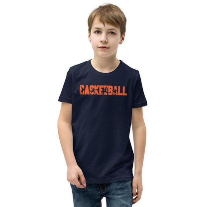 Lasten Basketball teksti t-paita - FourFan