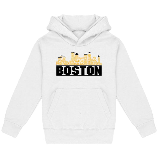Lasten Boston skyline 2020 jääkiekko huppari - FourFan