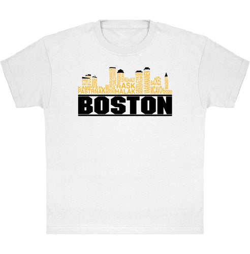 Lasten Boston skyline 2020 jääkiekko t-paita - FourFan