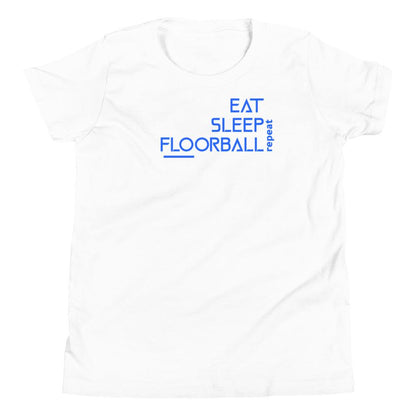 Lasten Eat Sleep Floorball t-paita - FourFan