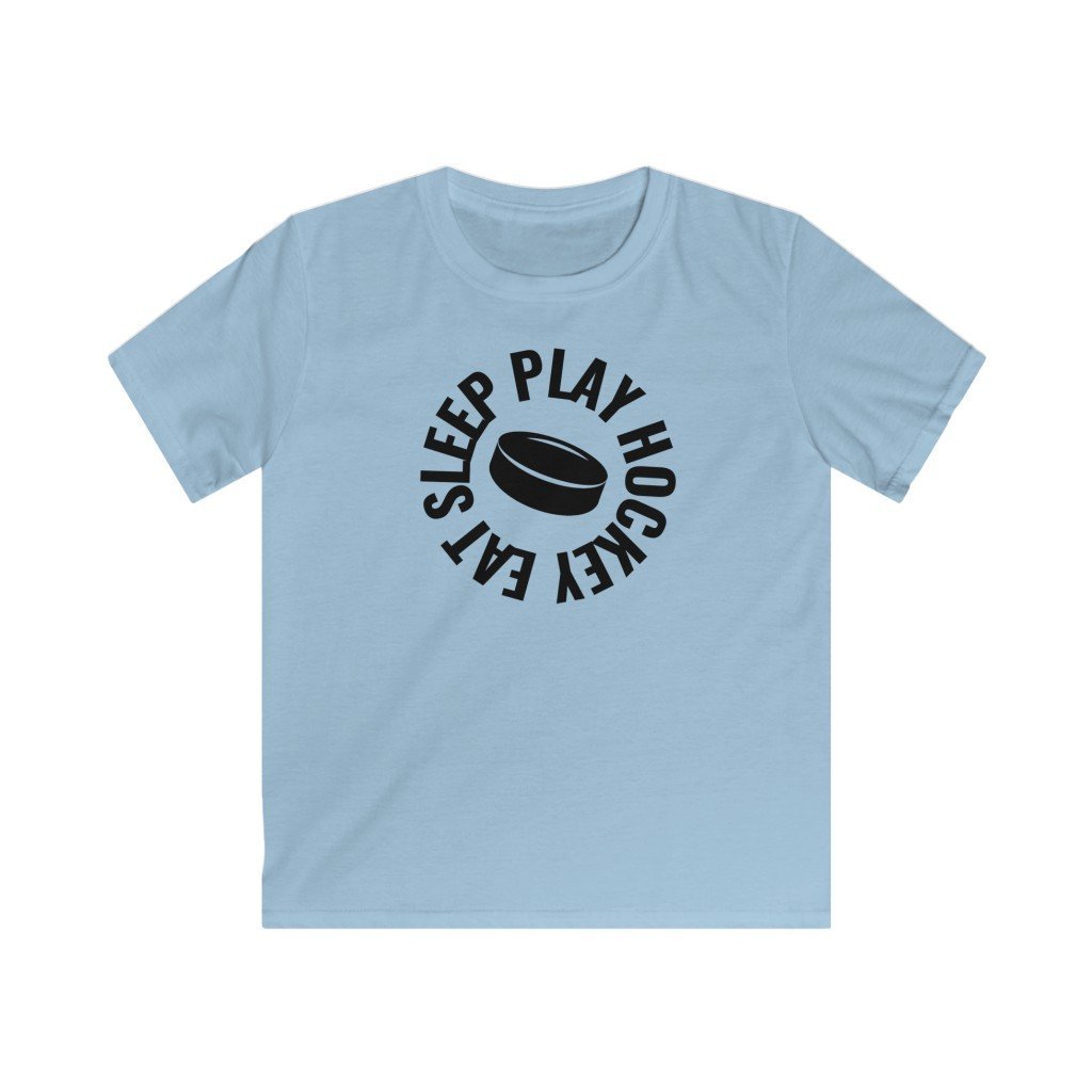 Lasten Eat Sleep Play Hockey t-paita - FourFan