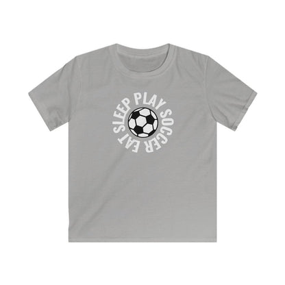Lasten Eat Sleep Play Soccer t-paita - FourFan