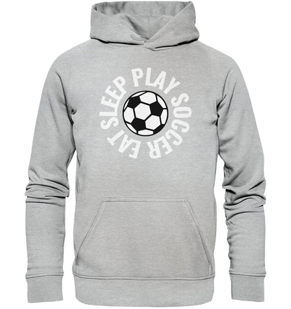 Lasten Eat Sleep Soccer huppari - FourFan