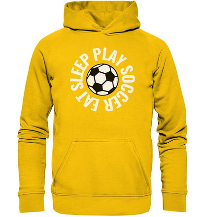Lasten Eat Sleep Soccer huppari - FourFan