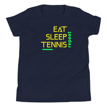 Load image into Gallery viewer, Lasten Eat Sleep Tennis t-paita - FourFan
