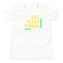 Load image into Gallery viewer, Lasten Eat Sleep Tennis t-paita - FourFan
