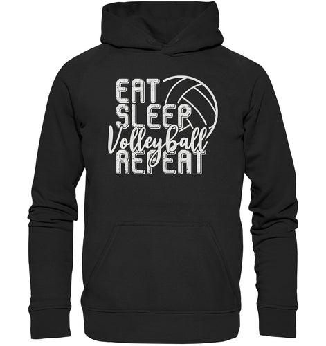 Lasten Eat Sleep Volleyball huppari - FourFan