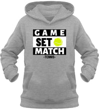 Lataa kuva Galleria-katseluun, Lasten Game, Set, Match tennis huppari - FourFan
