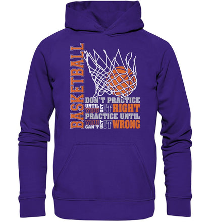 Lasten koripallo practice huppari - Kids Hooded Sweat - FourFan