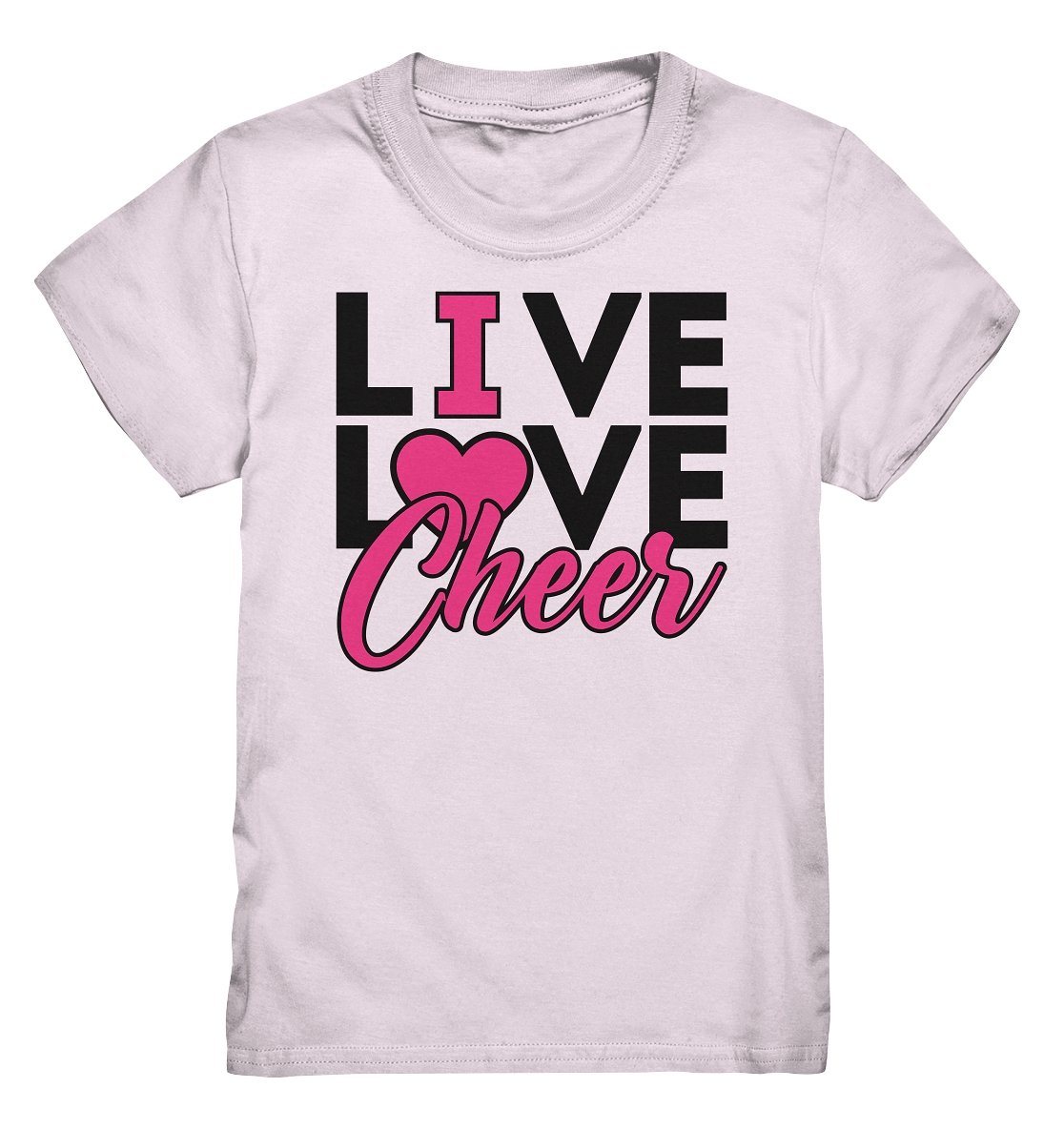 Lasten Live Love Cheer t-paita - FourFan