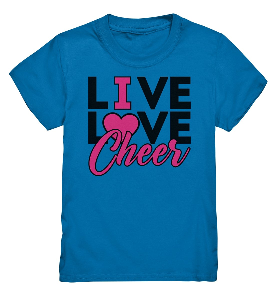 Lasten Live Love Cheer t-paita - FourFan