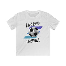 Load image into Gallery viewer, Lasten Live Love Football t-paita - FourFan
