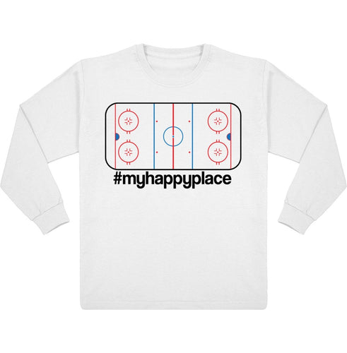 Lasten #myhappyplace pitkähihainen t-paita - FourFan
