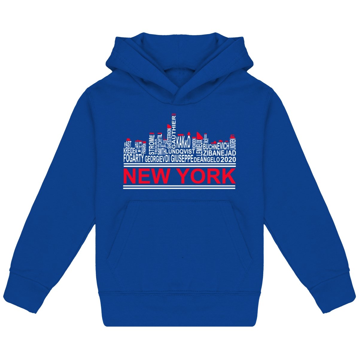 Lasten New York skyline 2020 jääkiekko huppari - FourFan