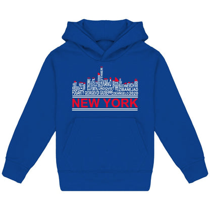 Lasten New York skyline 2020 jääkiekko huppari - FourFan