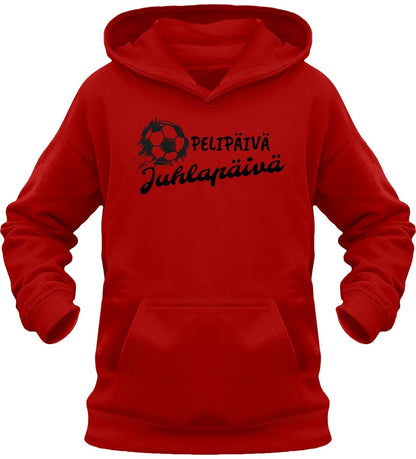 Lasten Pelipäivä Juhlapäivä futis huppari - FourFan