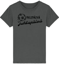 Load image into Gallery viewer, Lasten Pelipäivä Juhlapäivä jalkapallo t-paita - FourFan
