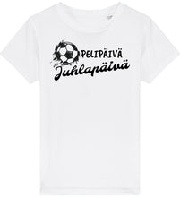 Load image into Gallery viewer, Lasten Pelipäivä Juhlapäivä jalkapallo t-paita - FourFan
