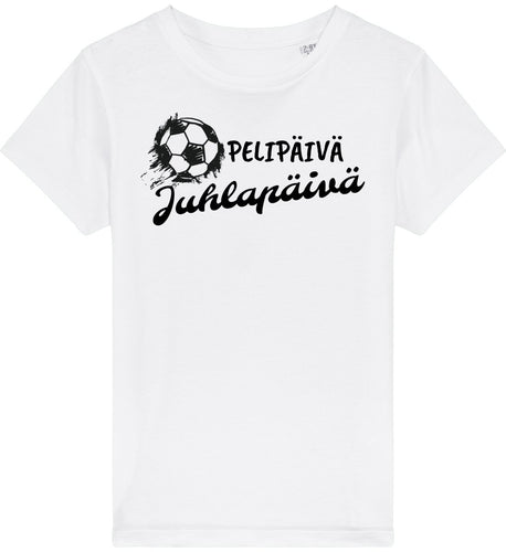 Lasten Pelipäivä Juhlapäivä jalkapallo t-paita - FourFan