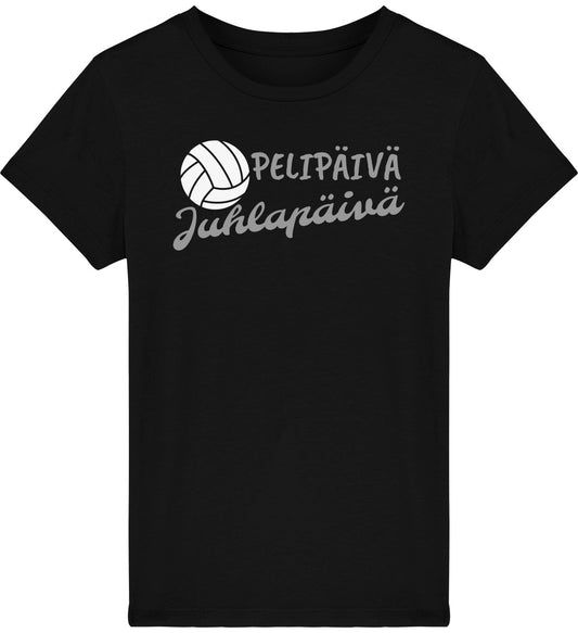 Lasten Pelipäivä Juhlapäivä lentopallo t-paita - FourFan