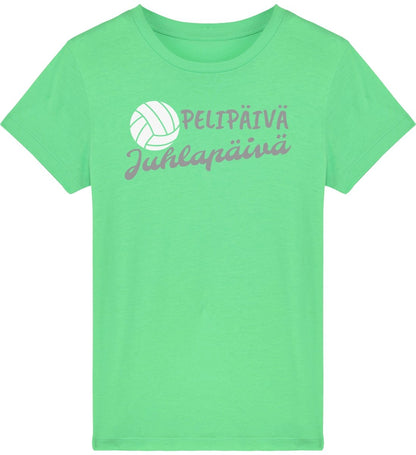 Lasten Pelipäivä Juhlapäivä lentopallo t-paita - FourFan
