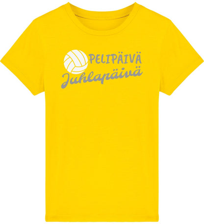 Lasten Pelipäivä Juhlapäivä lentopallo t-paita - FourFan