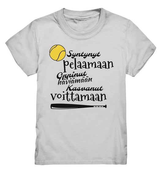 Lasten Pesäpallo Syntynyt pelaamaan t-paita - Kids Premium Shirt - FourFan