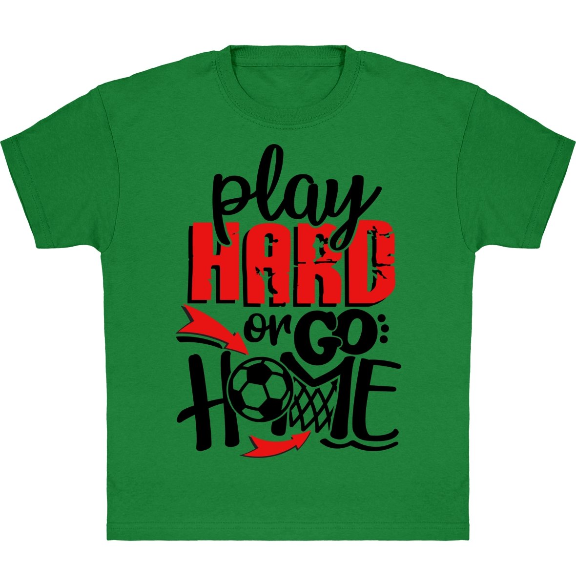 Lasten Play Hard Futis t-paita - FourFan