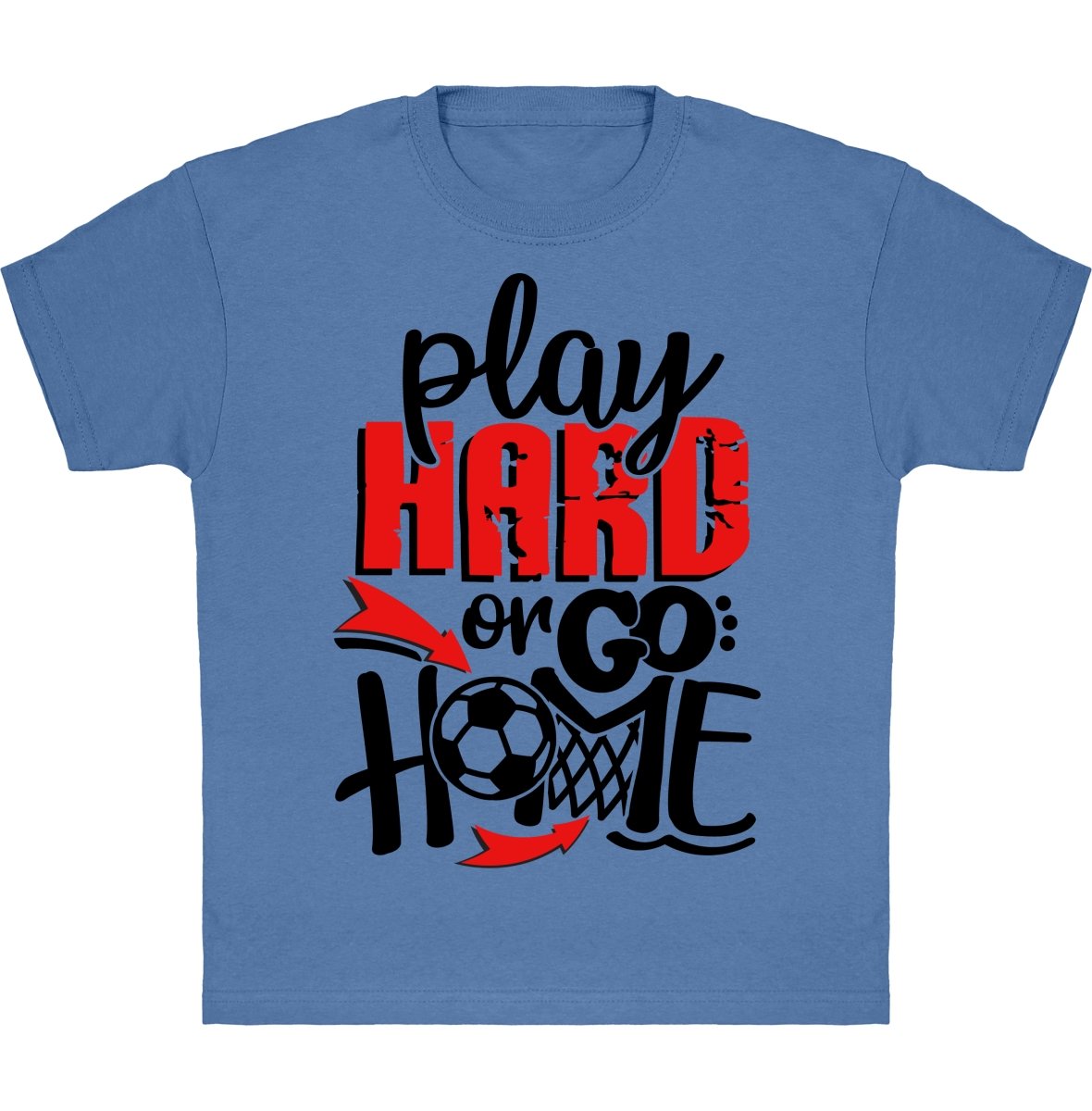 Lasten Play Hard Futis t-paita - FourFan