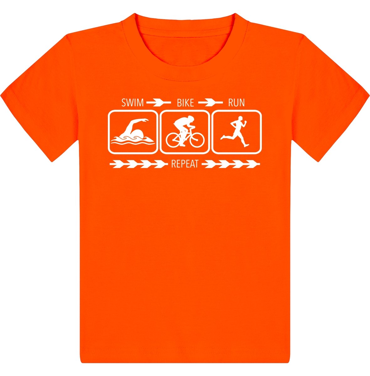Lasten Repeat Triathlon t-paita - FourFan