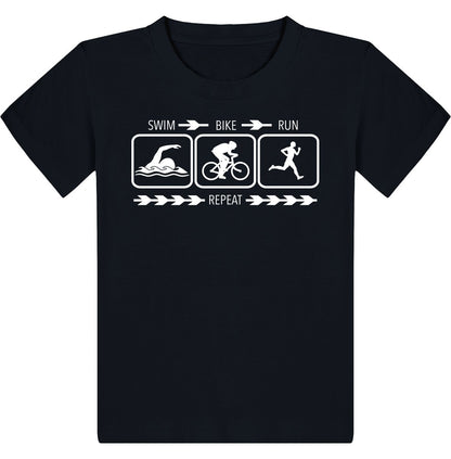 Lasten Repeat Triathlon t-paita - FourFan