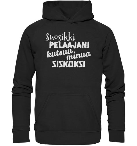 Lasten Suosikkipelaajani siskoksi huppari - FourFan