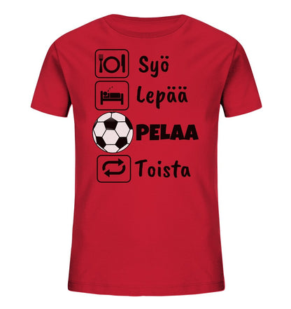 Lasten Syö Lepää Futis EKo t-paita - FourFan