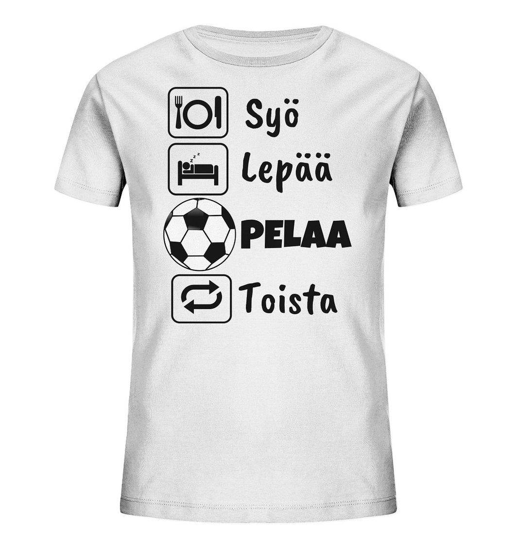 Lasten Syö Lepää Futis EKo t-paita - FourFan