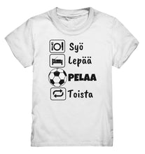 Load image into Gallery viewer, Lasten Syö Lepää Futis t-paita - FourFan
