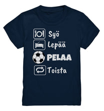 Load image into Gallery viewer, Lasten Syö Lepää Futis t-paita - FourFan
