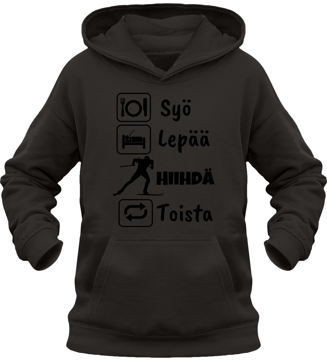 Lasten Syö, Lepää, Hiihdä huppari - FourFan
