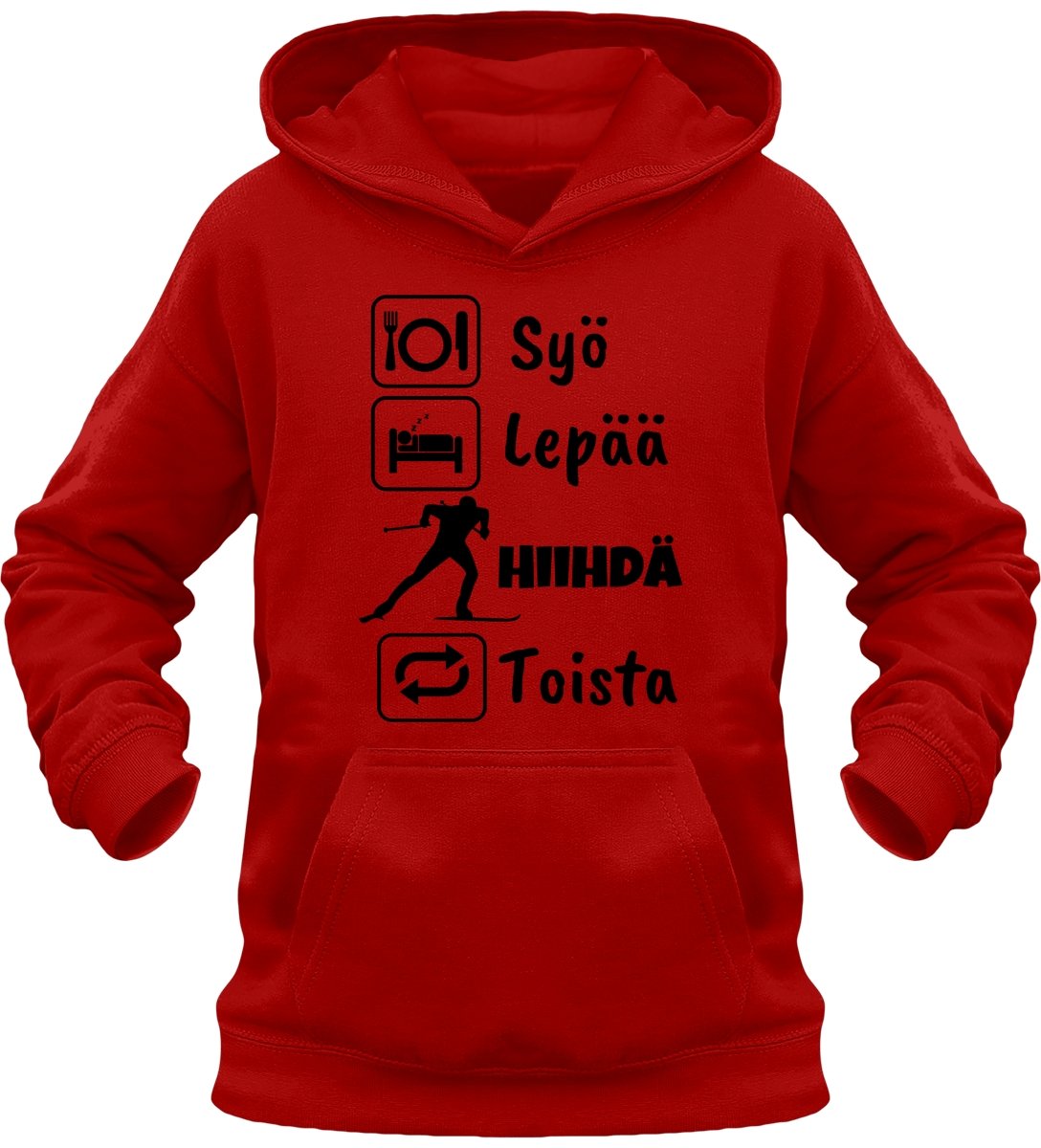 Lasten Syö, Lepää, Hiihdä huppari - FourFan