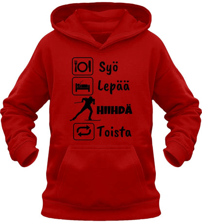 Lasten Syö, Lepää, Hiihdä huppari - FourFan