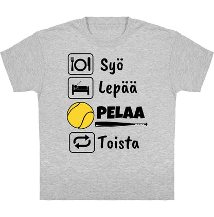 Lasten Syö, Lepää Pesis t-paita - FourFan