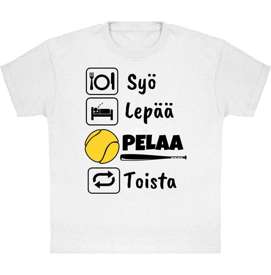 Lasten Syö, Lepää Pesis t-paita - FourFan