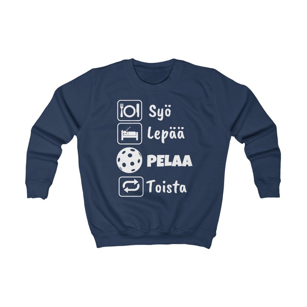Lasten Syö Lepää Salibandy collage - FourFan