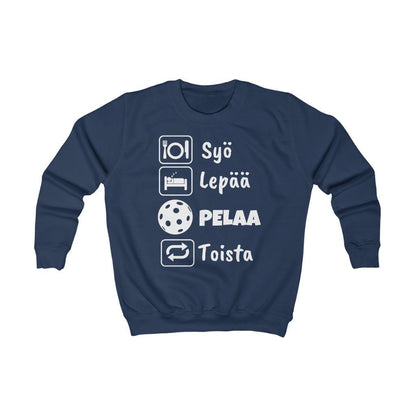 Lasten Syö Lepää Salibandy collage - FourFan